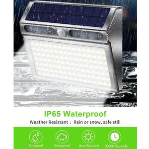 112 <b>LED</b> Solar Stainless Steel <b>Motion</b> <b>Sensor</b> Security <b>Lights</b> IP65 Waterproof for Garden Outdoor Use - Product Image 3