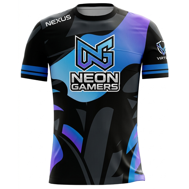 OEM Service Custom E-sports Uniform Jersey Custom Brand Team Name logo Sublimated Print Esports Jersey t Shirts