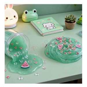 Kit Educativo de Plastilina y Slime Hecho a Mano, Divertido y Colorido, Juguete para Proyectos en Grupo, para Fiestas Infantiles, Creativo, con Brillantina y Dijes de Gelatina - Product Image 6