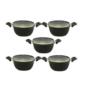 วัสดุดีฝาครอบกระทะทอดระดับพรีเมียมแก้วไม่เหนียวหม้อปรุงอาหารทอดทันสมัยหม้อต้ม 20 ซม. IB Pan จากบังคลาเทศ - Product Image 5