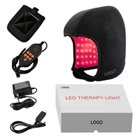 Nouveaux designs de chapeau de luminothérapie LED Nir, chapeau de luminothérapie LED rouge, casquette de luminothérapie rouge