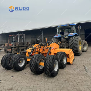 농지 준비 및 도로 유지보수를 위한 레이저 GPS 유도 유압식 토지 평탄기 자동 레벨링 견인형 그레이더 - Product Image 4