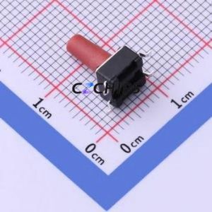 TS-1102SD-A-O-R Tactile Switch SMD-4P,6x6mm Switch ( Operating Force: 1N )( Switch Length: 6mm )( Switch Width: 6mm ) - Product Image 2