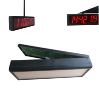 Horloge WiFi NTP double face, 4 pouces, 6 chiffres, basée sur IP, boîtier métallique, changement automatique de l'heure d'été