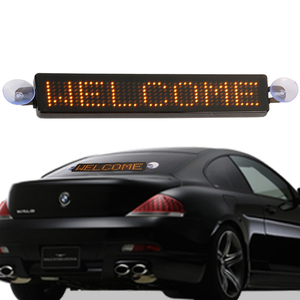Smart Mini LED cartellone rosso 5V luce dello schermo dell'automobile per interni Mobile rotolamento del pannello pubblicitario programmabile APP Wall - Product Image 4