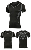 T-shirt de compression personnalisé pour homme – Élastique, séchage rapide, course à pied, basketball, sous-vêtement technique, fitness, collant de sport