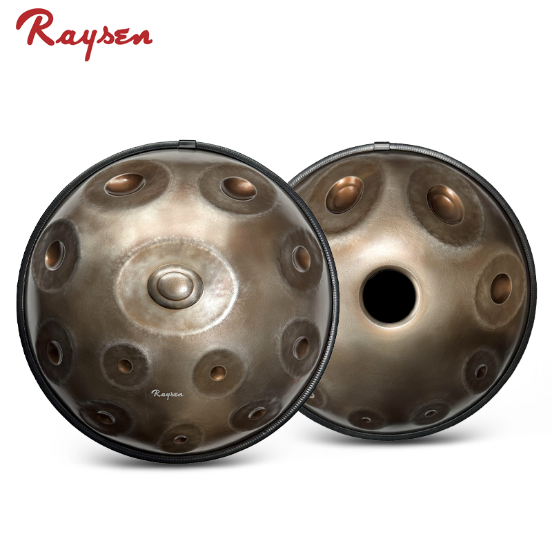 ハンドパンドラム器、AS TEMANハンドパンニ短調9ノート22インチスチールハンドドラム、ソフトハンドパンバッグ付き、ハンドパンマレット | ハンドパンドラム楽器、AS TEMANハンドパンニ短調9ノート22