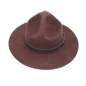 Chapeau haut de forme en feutre de laine australienne ND117 pour adulte unisexe, 100 % laine, large bord, style gentleman, avec fleur et nœud, toutes saisons - Product Image 4