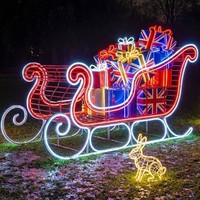 Decoración de Faroles para Parques de Atracciones, Personalizada de Fábrica, para Navidad, Uso Interior/Exterior, Espectáculo de Luces para Parques Temáticos