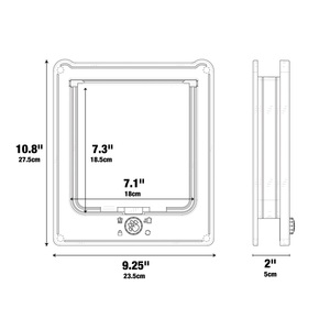 Vente directe des fabricants, porte intérieure pour animaux de compagnie, accessoires d'accès pour animaux de compagnie, niche pour chien, accès libre pour chat, porte à trappe pour chat, intérieur - Product Image 4