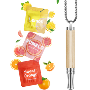 Inhaler Buah Tanpa Asap dari Kayu untuk Mengatasi Kecemasan dan Berhenti Merokok, Inhaler Kesehatan dari Baja Anti Karat untuk Mengurangi Kecemasan - Product Image 1