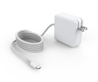 Cargador Rápido USB-C de 100W, Adaptador de Corriente Compacto con Enchufe de Pared PD3.0 para Computadoras Portátiles, Teléfonos Inteligentes, Tabletas y Más
