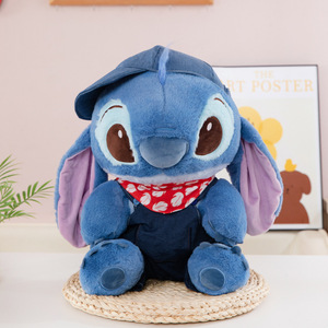 Set de Peluches Cosidos para Parejas - Muñecos Grandes de Lilo y Stitch a Juego, Peluche Súper Suave con Relleno de Algodón PP, Regalo Perfecto para Parejas, Almohada para Abrazar - Product Image 4