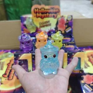 Nuevo Juguete Blandito de Búho de Halloween con Purpurina, 12 unidades/caja, de Maltosa de Ascenso Lento, Juguetes Antiestrés, Juguete Sensorial Blandito de Halloween - Product Image 4