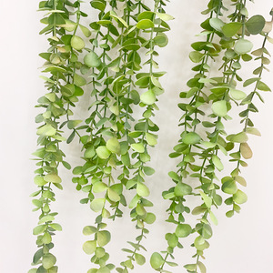 Guirnalda de <span class=keywords><strong>Eucalipto</strong></span> <span class=keywords><strong>Artificial</strong></span>, Planta <span class=keywords><strong>Artificial</strong></span> Colgante para Decoración de Bodas y Hogar - Product Image 3