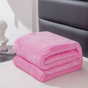 Luxury Eco-Friendly Flannel Blanket Knitted Comfortable Stylish Plain Design Printed Reusable Warm <b>Throw</b> Office Home Decorative - Product Image 4
