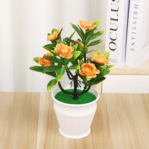 Plantas Artificiales en Maceta Temu de 20x25cm, Flor de Begonia Realista, Decoración para el Hogar, Accesorios de Fotografía - Product Image 3