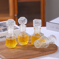 Fantaisie Cristal Mini 50ml Carafe Bouteilles Bouteilles En Verre pour Vodka Brandy Vin Carafe En Gros