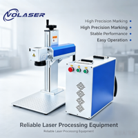 Machine de marquage laser à galvanomètre à fibre Raycus/MAX de haute qualité 20W/30W/50W/100W pour métal, portable, certifiée CE