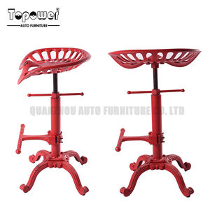 Siège de <span class=keywords><strong>Tracteur</strong></span> Vintage en Fer, Tabouret Réglable, Tabouret de Bar en Fer Forgé - Product Image 4