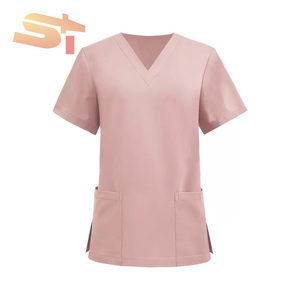 Медицинская Униформа Sike 15 видов цветов с эластичным воротником, одежда для медсестры, рабочая одежда для бега - Product Image 2