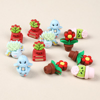 Vente en gros de perles en silicone en forme de cactus 3D Duolang pour la fabrication de bijoux DIY, les projets créatifs pour enfants et la décoration