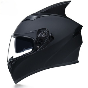 หมวกกันน็อคสำหรับรถจักรยานยนต์ไฟฟ้า พร้อมแตร ราคาประหยัด ป้องกันเต็มใบ ดีไซน์เฉพาะตัว เท่ห์ๆ สำหรับฤดูร้อน - Product Image 4