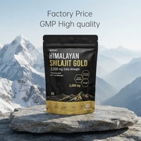 Gummies de Shilajit de l'Himalaya Or 3000mg, Acide Fulvique, Oligo-éléments, Ashwagandha, Complexe de Mousse de Mer, Complément Alimentaire, Gommes de Shilajit