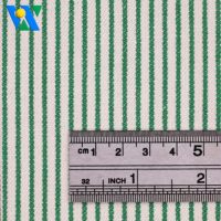 Tissu rayé Hickory de 7 oz, teint réactif, sergé 1,5 mm, à rayures étroites, en rouleaux pour vêtements, uniformes, vêtements de travail, tissu denim