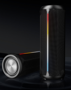 Altavoz Exterior de Tela Impermeable con Luz LED y Subwoofer de Bajos Profundos para Fiestas - Product Image 4