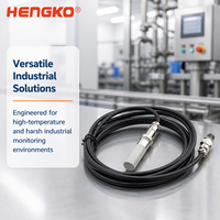 Capteur de température et d'humidité HENGKO I2C avec sonde en acier inoxydable fritté pour la surveillance industrielle à haute humidité