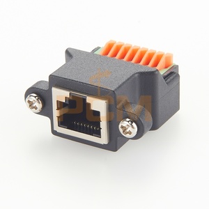 Bloc de bornes à vis RJ45 femelle, adaptateur RJ45 Ethernet 8P8C vers pince rapide sans soudure pour transformateur de courant PIKA CT301 - Product Image 3