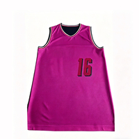 Fournisseur d'usine – Nouveauté : Maillot de basketball sans manches personnalisé par sublimation, petit MOQ, tout design avec nom d'équipe, logo et étiquette, unisexe