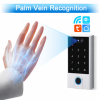 Cerradura de Control de Acceso con Huella Dactilar, Teclado, Tarjeta RFID, Lector de Venas de la Palma de la Mano, Impermeable IP67, Desbloqueo Remoto, App Tuya Wifi