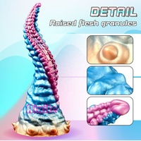 Dildo Tentacule Fantaisie, Plug Anal Géant avec Ventouse Puissante, Jouet Sexuel Anal Alien Animal Pieuvre pour Hommes et Femmes