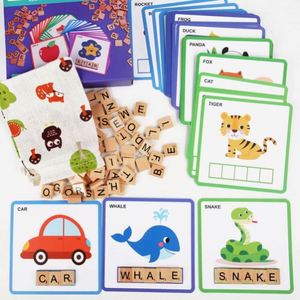 Juguetes Educativos de Palabras CVC para Niños Pequeños, Juegos de Combinación de Letras y Ortografía con Tarjetas de Memoria - Product Image 5