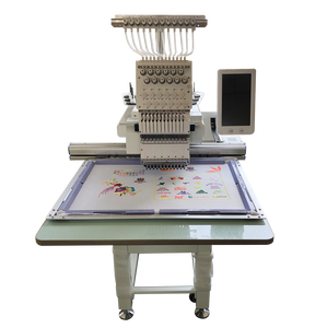 <span class=keywords><strong>Machine</strong></span> de broderie à tête unique, 12/15 aiguilles, vêtements, chemise plate, ordinateur, édition maison, <span class=keywords><strong>Machine</strong></span> pour broderie - Product Image 1