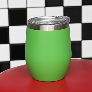 OEM 12oz Powder Coated Tumbler 12 oz Double Walled 304 Stainless Steel Wine Tumbler Coffee Cups - Product Image 1