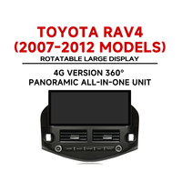 Radio Estéreo para Auto KZS para Toyota RAV4 2007-2012 con Reproductor de DVD, Android Auto, Multimedia, Carplay, Cámara 360 y Pantalla Táctil
