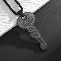 Colliers pendentifs créatifs personnalisés pour hommes et femmes, chaîne vintage en acier inoxydable, bijoux