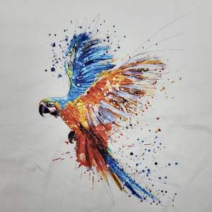 T-shirt à manches courtes 100% coton et chemise en jersey respirant avec imprimé en caoutchouc pour hommes - Product Image 2