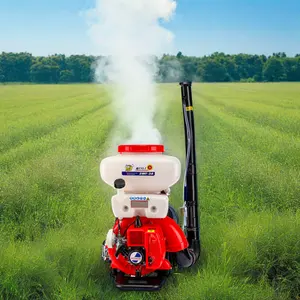 Mochila de 42CC, soplador de niebla agrícola alimentado por gasolina, Máquina rociadora de tanque de 14L para huerto de campo de cultivo