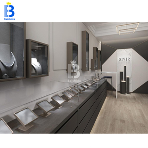 Vitrine de présentation de bijoux Baishida moderne marocaine écologique pour magasins de détail avec verre haut de gamme pour éclairage LED - Product Image 1