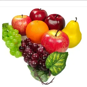 Décor en mousse artificielle, ensemble d'aliments décoratif, réaliste, Fruits, 3d