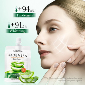 <span class=keywords><strong>Gel</strong></span> d'<span class=keywords><strong>aloe</strong></span> <span class=keywords><strong>vera</strong></span> hydratant anti-âge et anti-rides SADOER 300g, soin réparateur pour peaux sensibles du visage. - Product Image 3