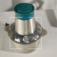Mesin Fufu elektrik Mini murah kualitas tinggi Blender Chopper Modern, desain Novel harga pabrik prosesor makanan plastik/