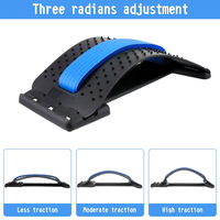 Écarteur dorsal multi-niveaux réglable avec nœuds d'acupression pour le soulagement de la douleur et l'alignement de la colonne vertébrale