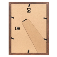 Cadre photo en bois de noyer personnalisable bricolage élégant matériel de plexiglas de promotion