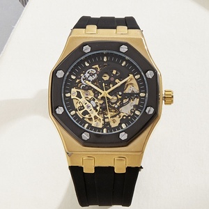 Reloj mecánico automático de lujo para hombre, caja cuadrada de acero inoxidable, movimiento automático, diseño hueco, reloj de vestir para hombre de negocios - Product Image 2