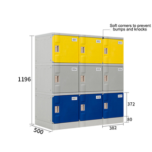 Hot Bán ABS Nhựa Locker Nhà Máy Bán Buôn Điện Tử Phòng Tập Thể Dục Phòng Tắm Thay Đổi Lưu Trữ Locker CE Chứng Nhận - Product Image 6